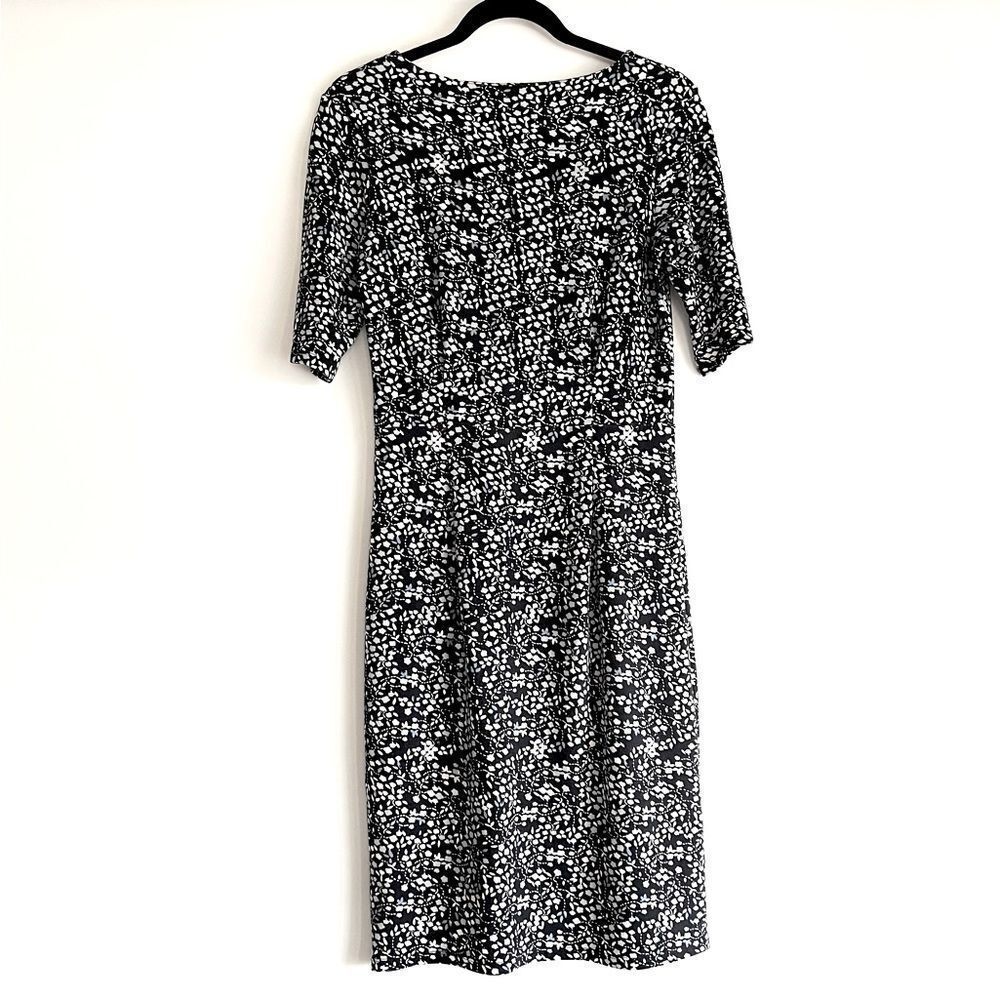 Jigsaw Frieda Floral Waisted Jersey Midi Dress Size Extra Small XS